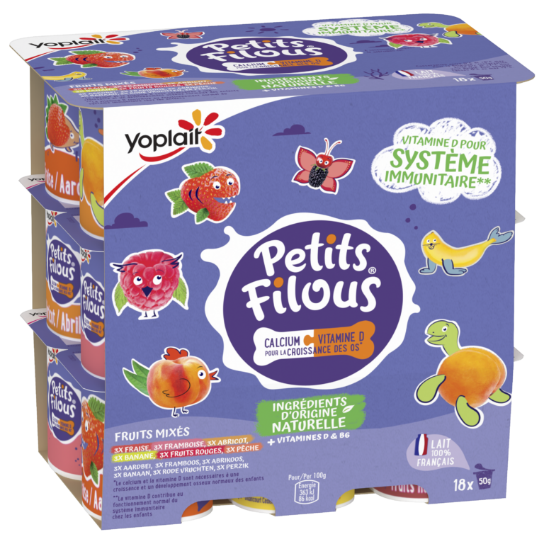 Fromage frais aux fruits mixés Petits Filous Yoplait