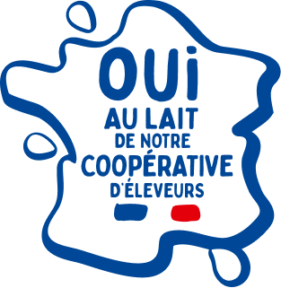 Carte modèle coopératif 'Oui au lait de notre coopérative'