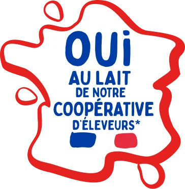 Oui au lait de notre coopérative d'éleveurs