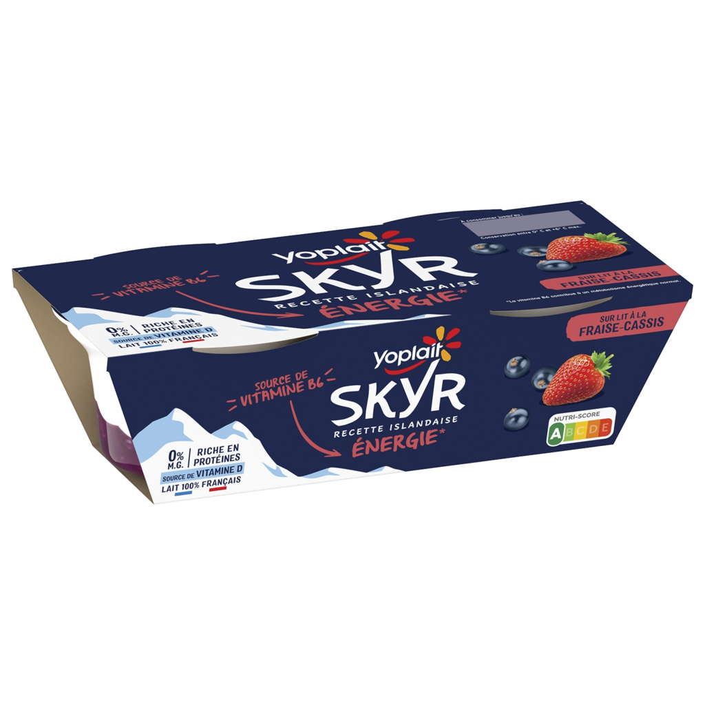 Yoplait SKYR Energie - fraise cassis