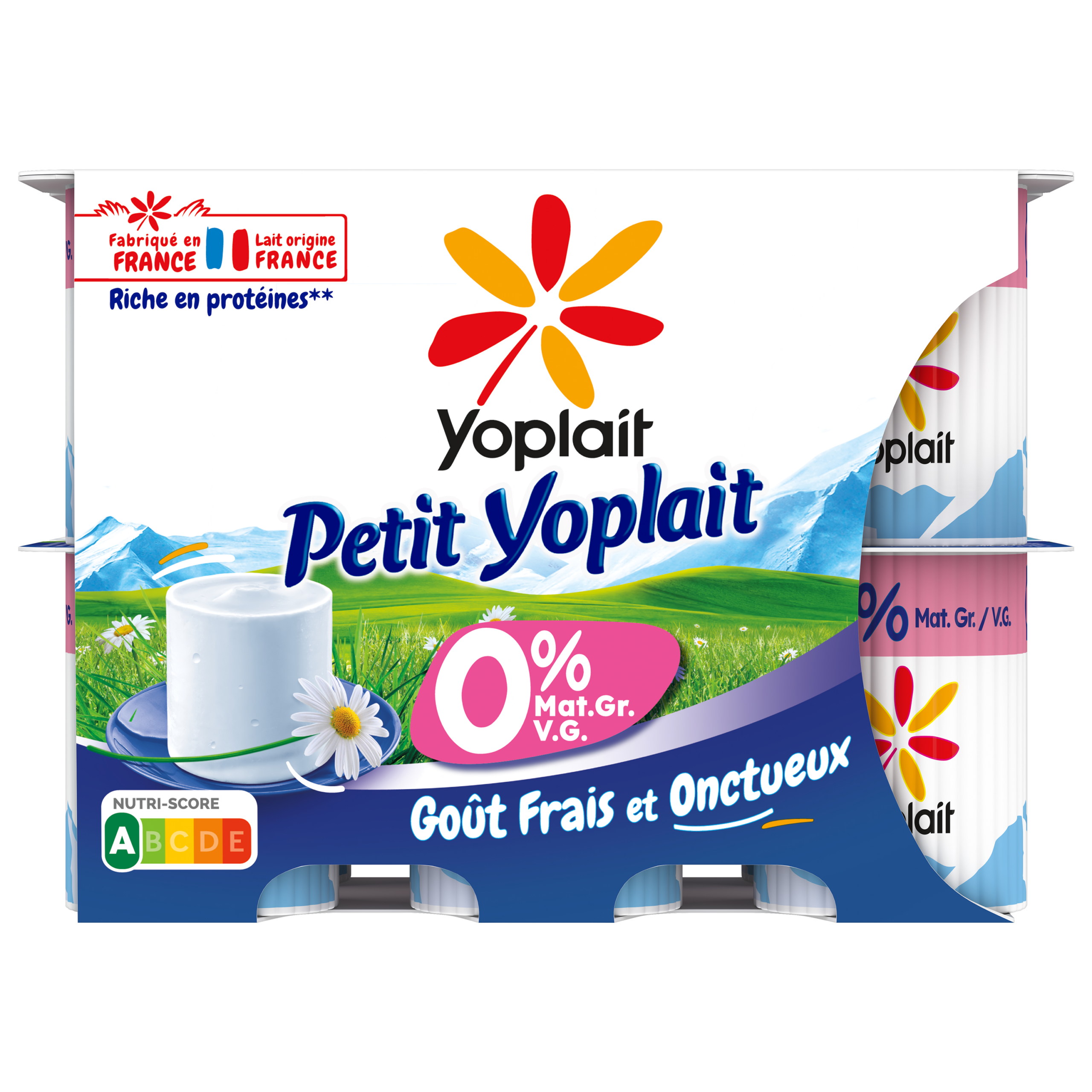 Fromage frais 0% matières grasses — Petit Yoplait - Nature 0%