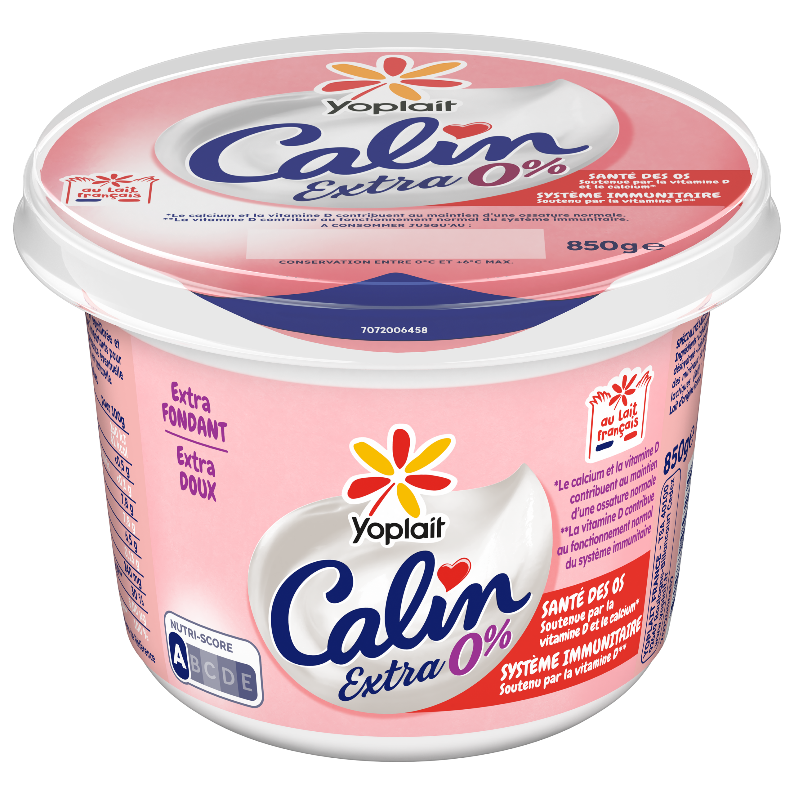Fromage blanc 0% de matières grasses — Calin Extra 0% Yoplait