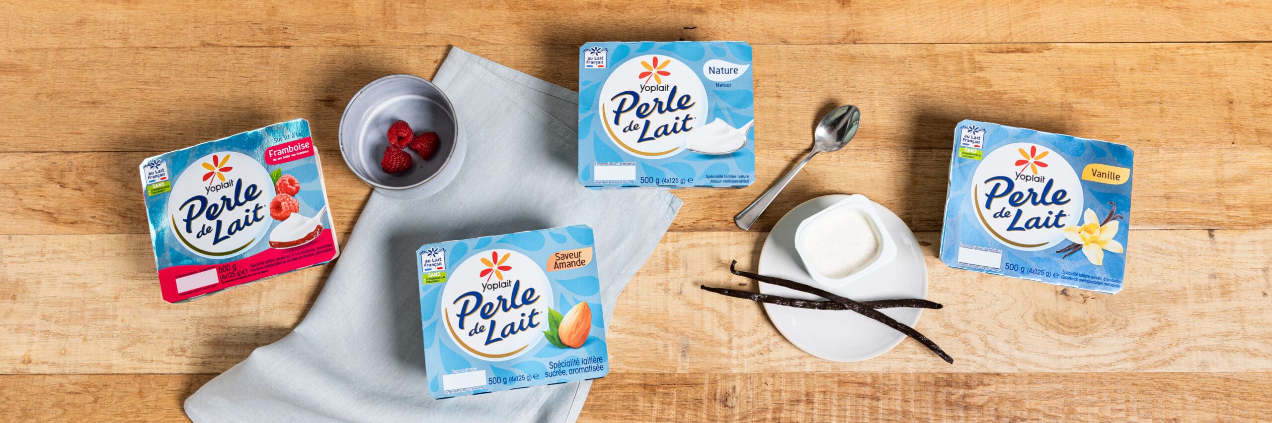 Bannière marque Perle de Lait
