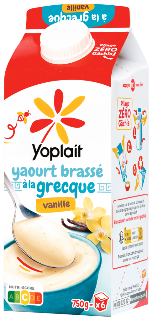 Yoplait en Brique Brassé à la Grecque Vanille