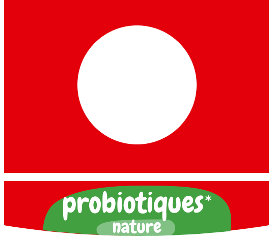 Etiquette Yoplait en Brique Probiotiques Nature
