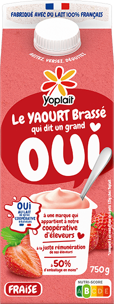 Yoplait en Brique Brassé Fraise-new