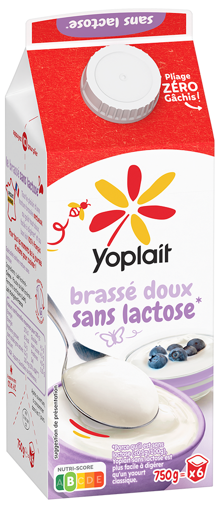 Yoplait en Brique Brassé Doux Sans Lactose