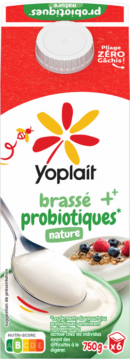 Yoplait en Brique Brassé Probiotiques Nature