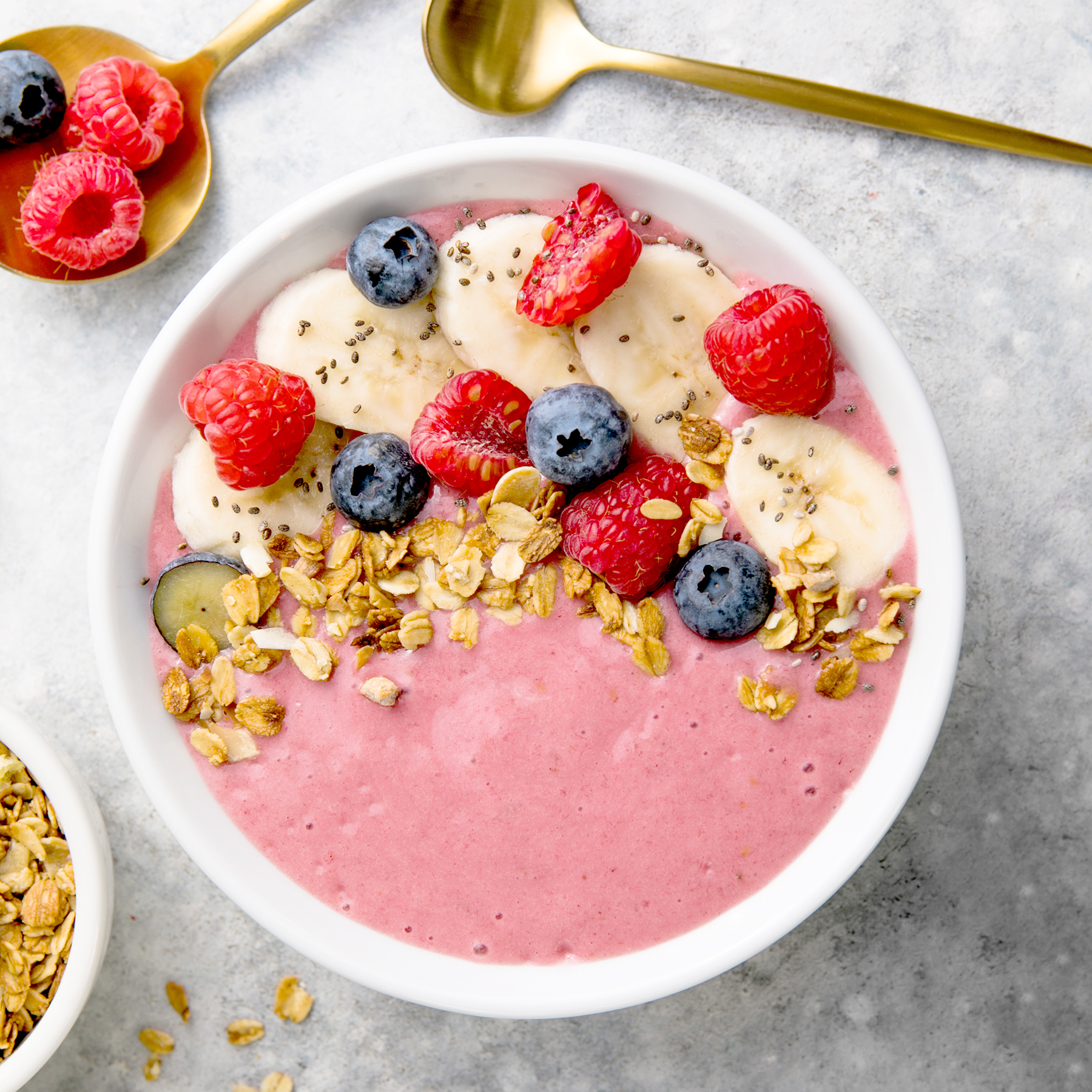 Smoothie Bowl Au Skyr Et Aux Baies Yoplait