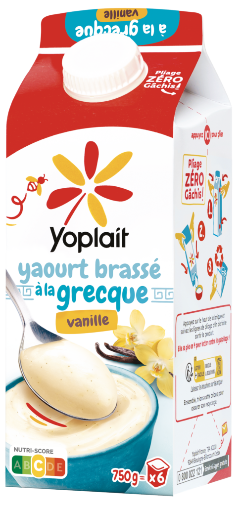 Yoplait en Brique Brassé à la Grecque Vanille