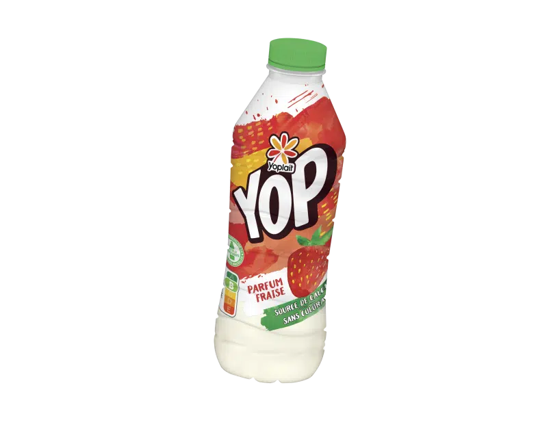 La nouvelle bouteille Yop 825g : moins de plastique, un impact environnemental réduit !